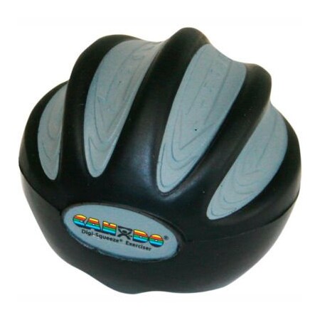 Fabrication Enterprises CanDo Digi-Squeeze Hand Exerciser, Medium, Black, X-Heavy 30956